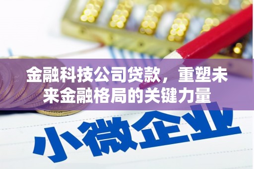 洛阳金融科技公司贷款，重塑未来金融格局的关键力量