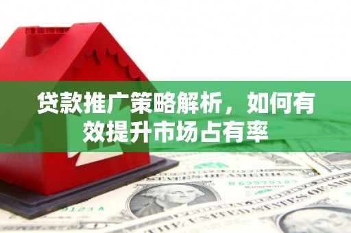 洛阳贷款推广策略解析，如何有效提升市场占有率
