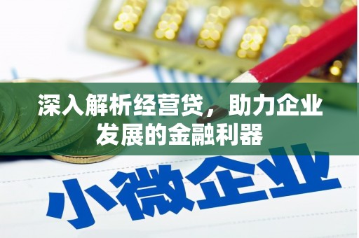 洛阳深入解析经营贷，助力企业发展的金融利器