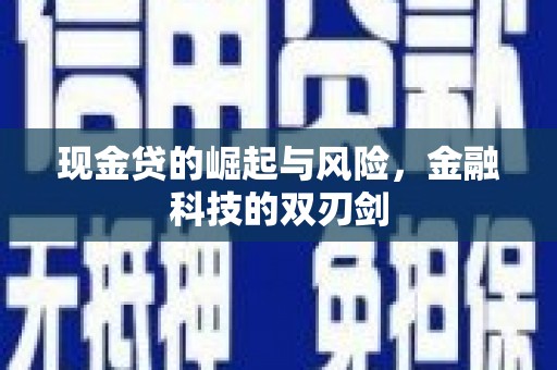 洛阳现金贷的崛起与风险，金融科技的双刃剑