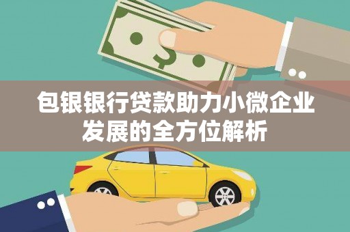 洛阳包银银行贷款助力小微企业发展的全方位解析