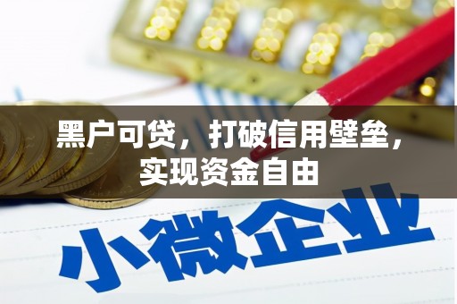 洛阳黑户可贷，打破信用壁垒，实现资金自由