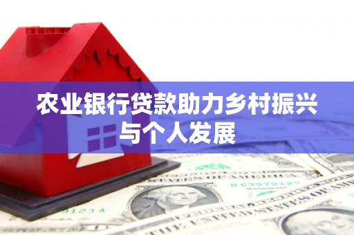 洛阳农业银行贷款助力乡村振兴与个人发展