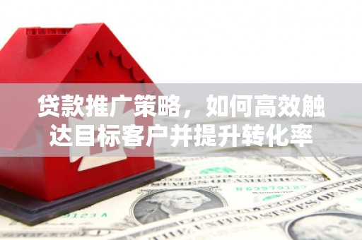洛阳贷款推广策略，如何高效触达目标客户并提升转化率