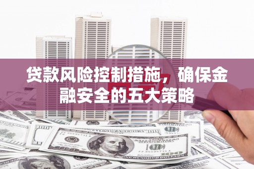 洛阳贷款风险控制措施，确保金融安全的五大策略