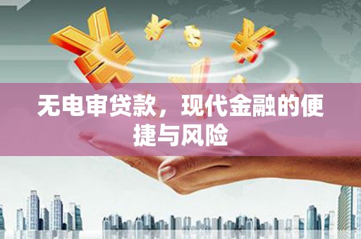 洛阳无电审贷款，现代金融的便捷与风险
