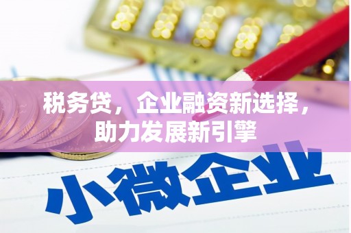 洛阳税务贷，企业融资新选择，助力发展新引擎