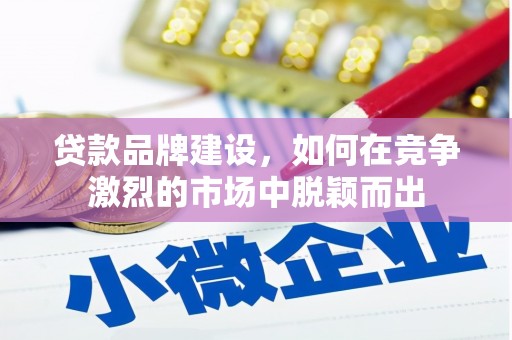 洛阳贷款品牌建设，如何在竞争激烈的市场中脱颖而出