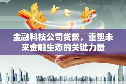 洛阳金融科技公司贷款，重塑未来金融生态的关键力量