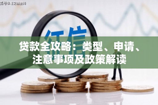 洛阳贷款全攻略：类型、申请、注意事项及政策解读